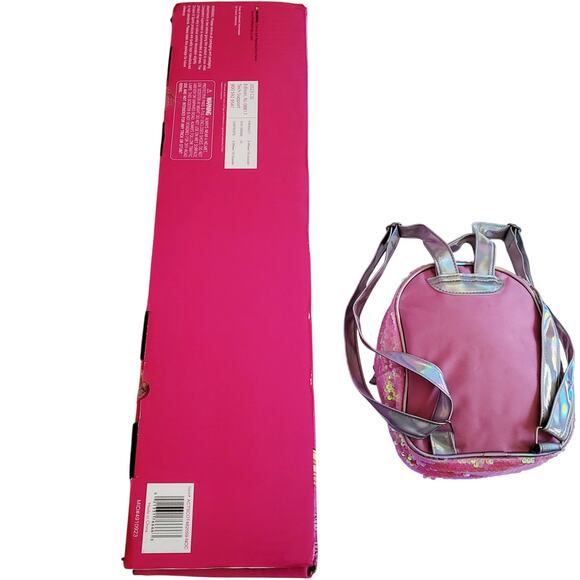 NIB Mattel Barbie 3-Wheel Tilt Scooter & Barbie Pink Sequin Back Pack Bundle LOT - Picture 6 of 10